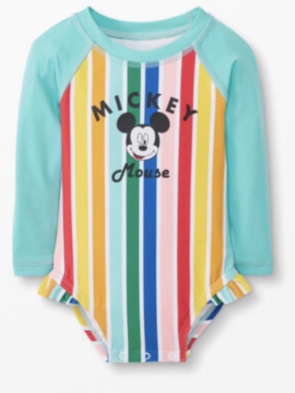 Hanna Andersson Mickey Mouse Rashguard One Piece - Size 12-18 months 75